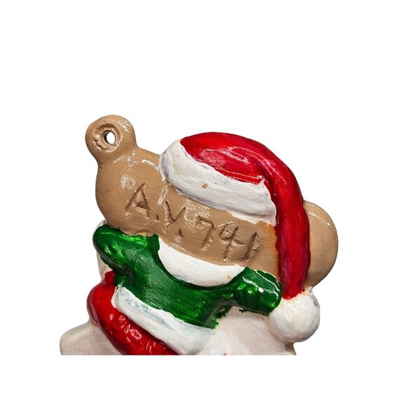 Vintage Ceramic Hand Painted Mouse Mice Christmas Ornaments Lot of 23 - Picture 9 of 9